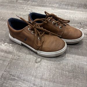 Nautica Brown Kids Sneakers